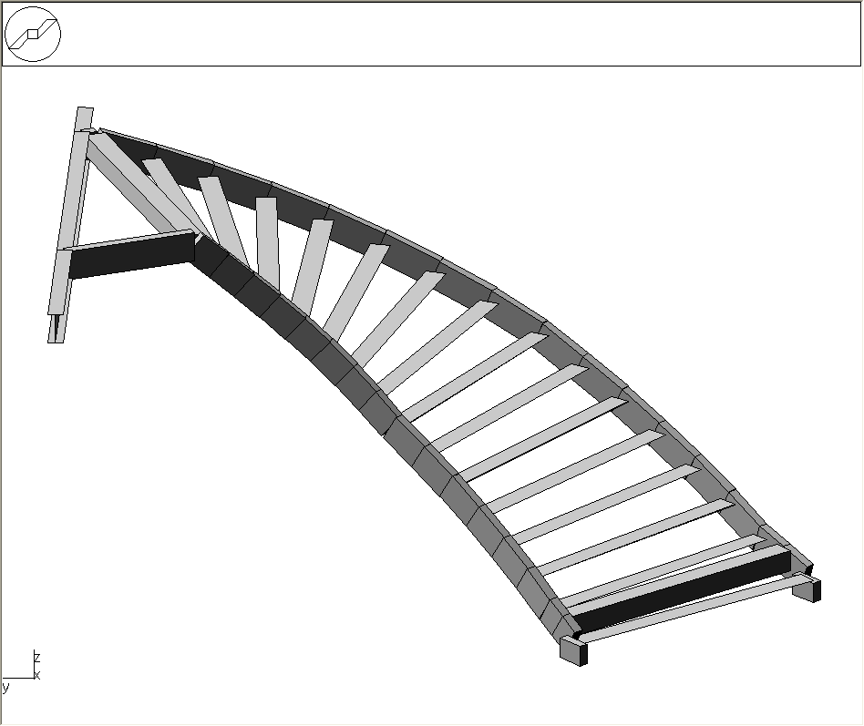 Escalier balancé