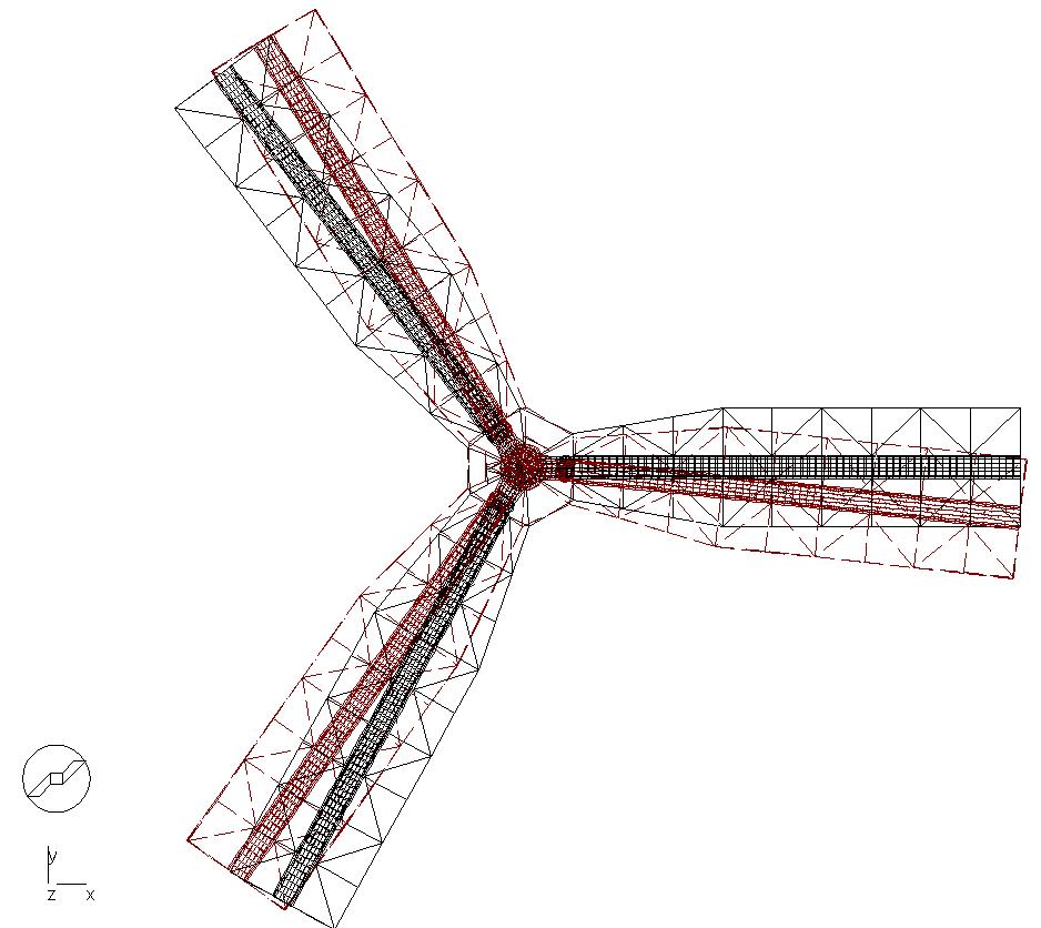 analyse modale: premier mode de torsion