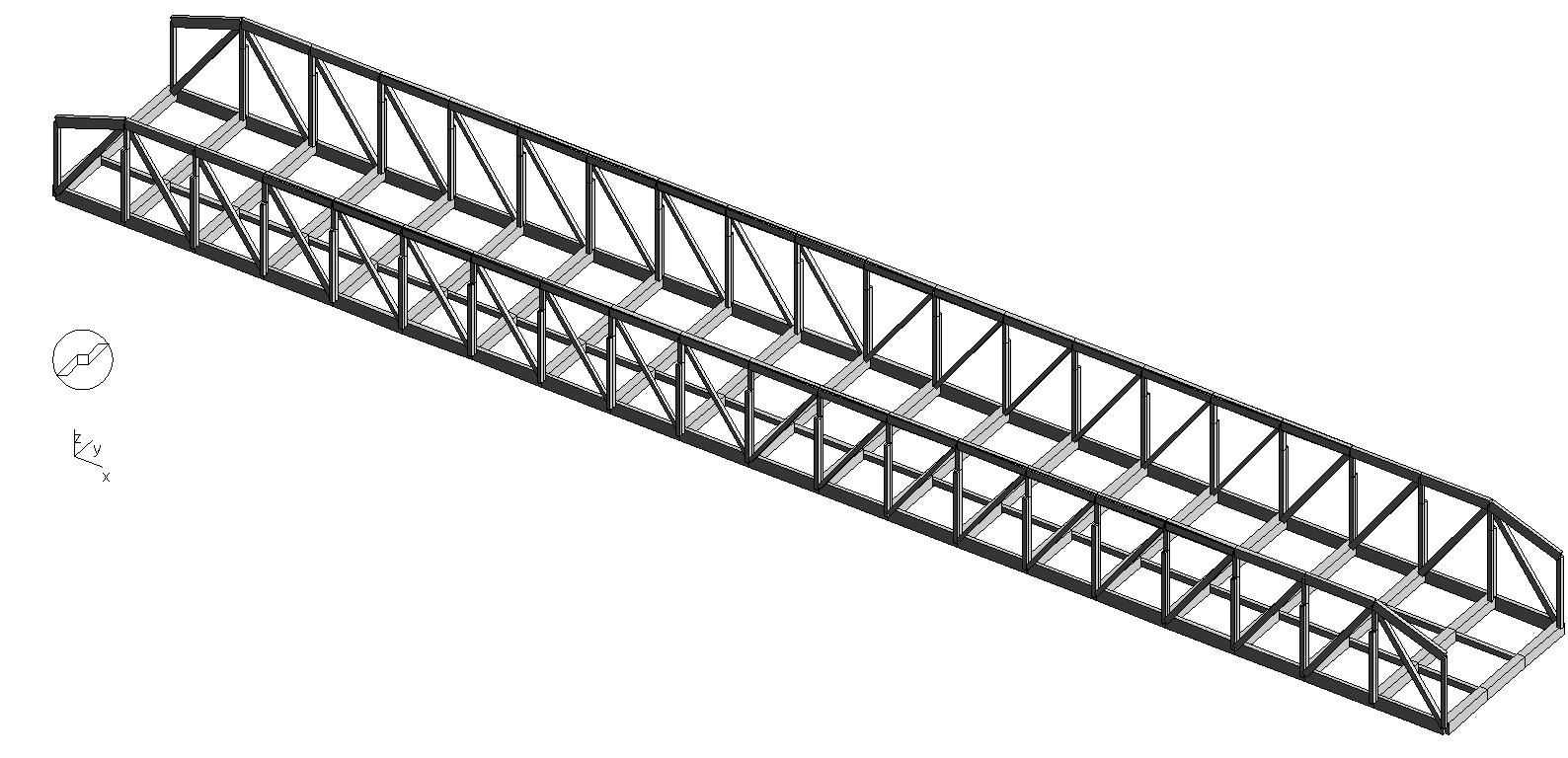 Passerelle en aluminium