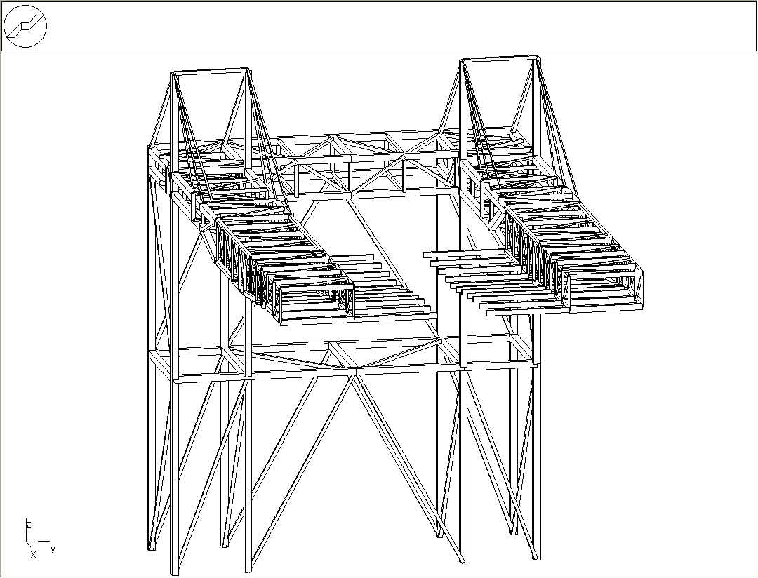 platerforme - treillis suspendu