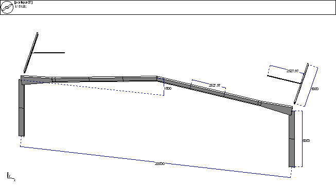 cotation de la structure modélisée