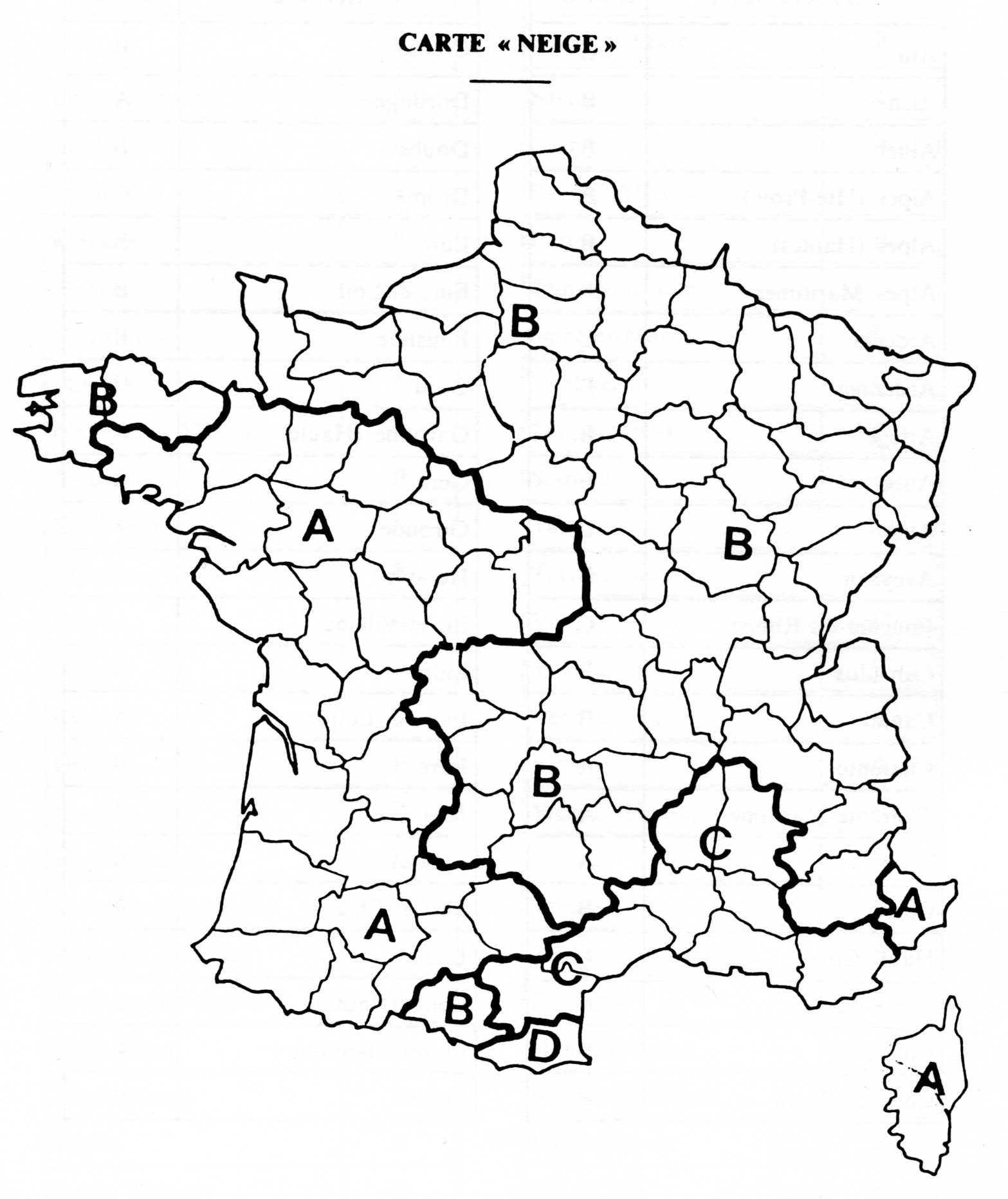 NV65 1984 regions de neige en France
